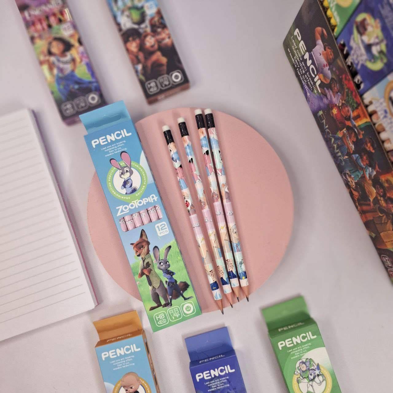مداد مشکی ۱۲ عددی طرح انیمیشن Zootopia (زوتوپیا)